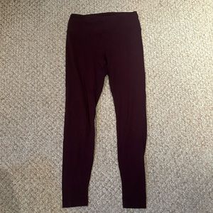 GARAGE Maroon Leggings size M